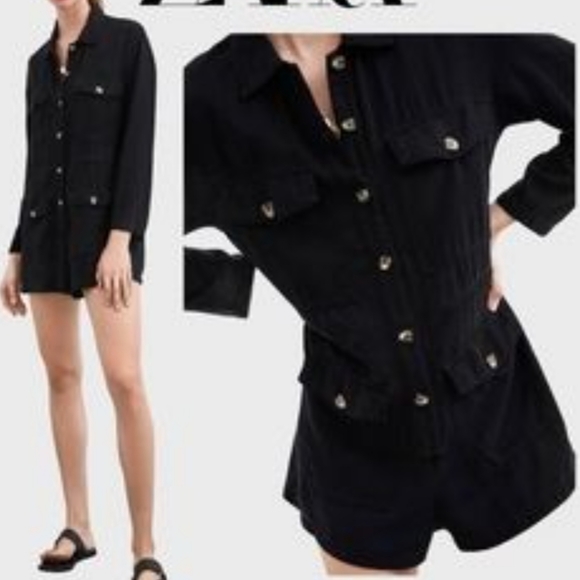 Zara Jumpsuit Sz S - Picture 4 of 4